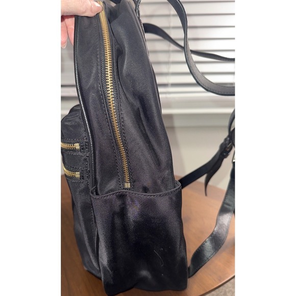 Kate Spade New York Chelsea Medium Backpack Black Nylon‎ Gold Hardware WKR00574 main image 14